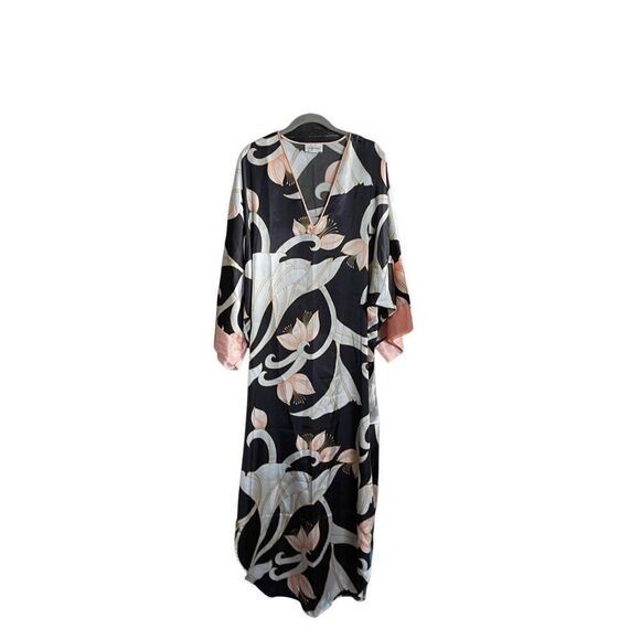 Natori women’s floral caftan/gown size large - Picture 2 of 4